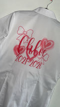 School Leavers Shirt Pink Design