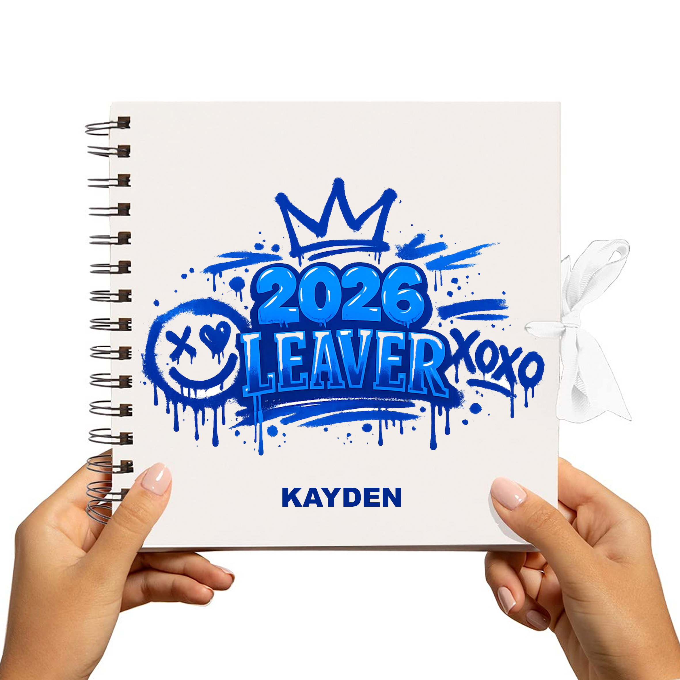 School Leaver Memory book Blue