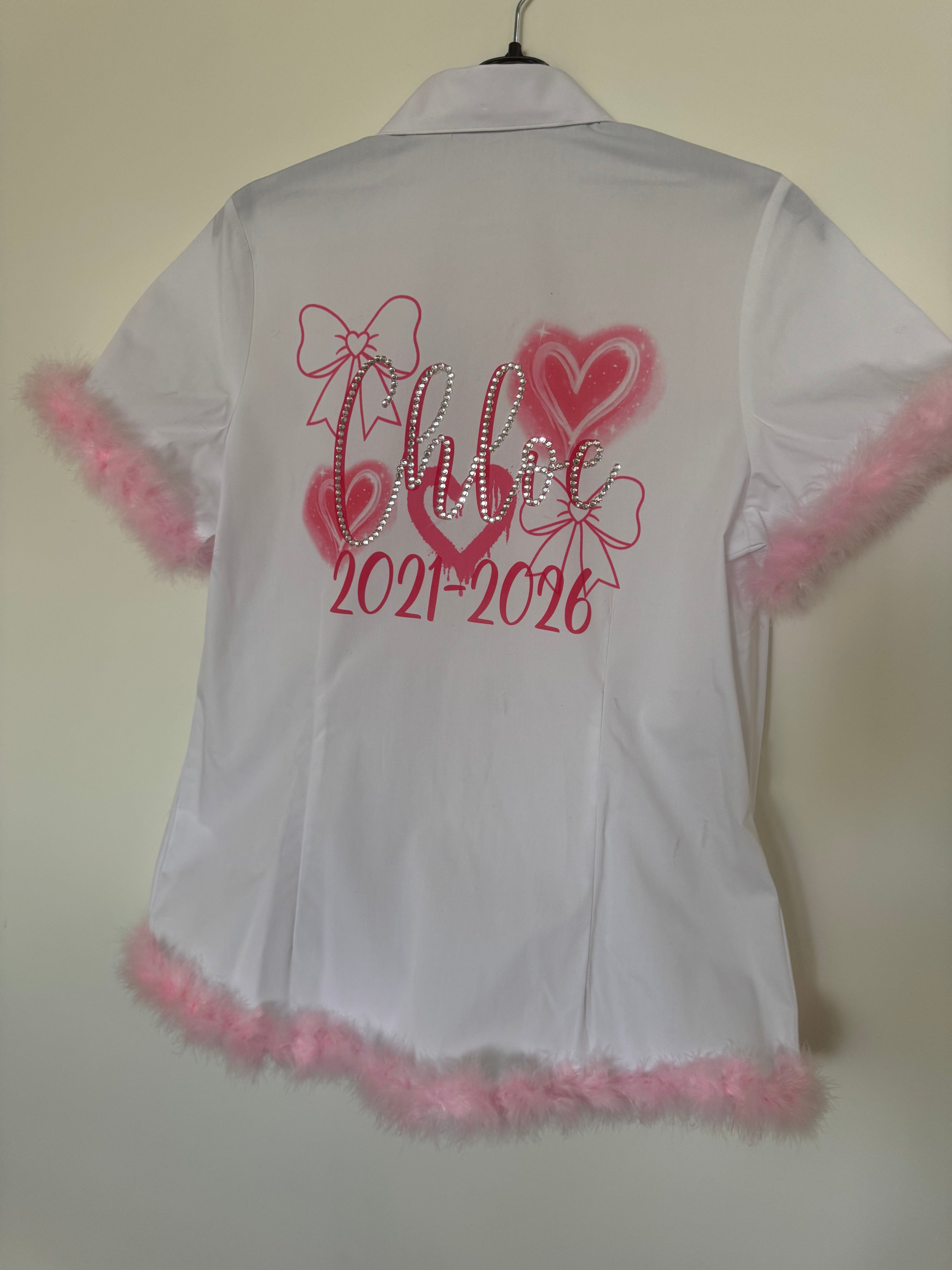 School Leavers rhinestone Shirt