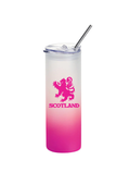 Scotland Pink Ombre Glass Tumbler