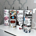 TV Show 20oz Metal Tumbler - Friends/Vampire Diaries/Greys Anatomy