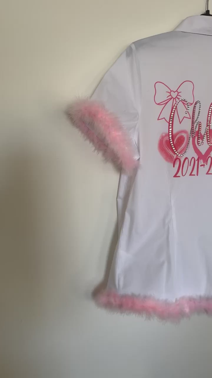 School Leavers rhinestone Shirt