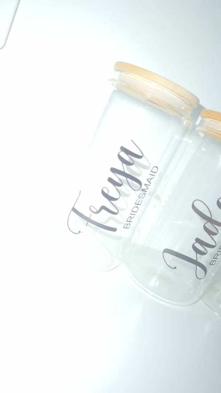 Bridesmaid Glass